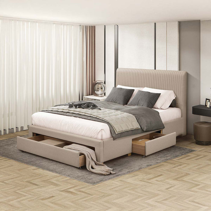 Drury Upholstered Bed Frame