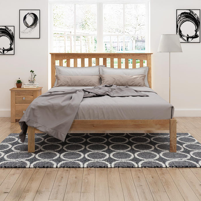 Gladstone Solid Oak Bed Frame