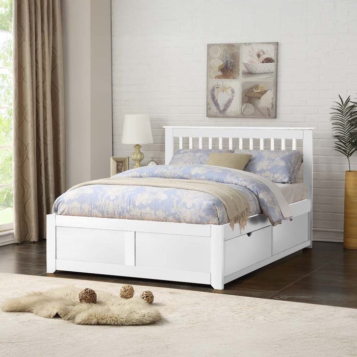 Pentre Hardwood Storage Bed