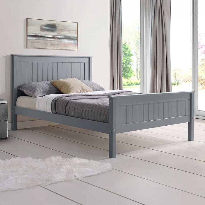 Taurus High-Footed Wooden Bed Frame